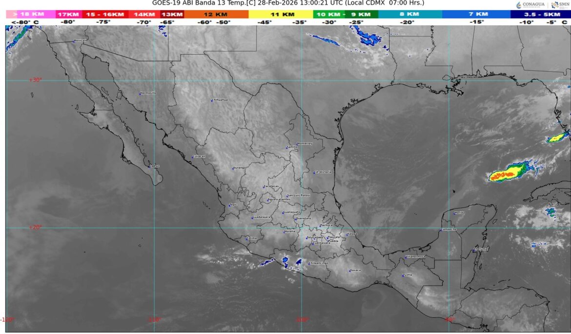 Onda de calor persiste en gran parte del país; prevén lluvias en el sureste y centro