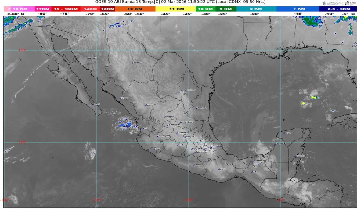 Ingresa a México el frente frente frío número 38