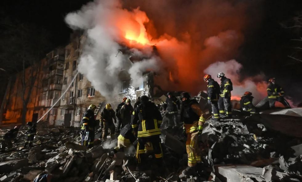 Ataque ruso con misiles y drones deja al menos 12 fallecidos en Ucrania