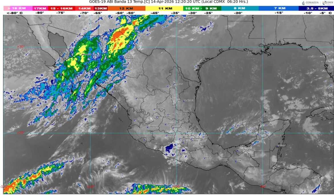 El frente frío 44 prevalecerá sobre el noroeste del país