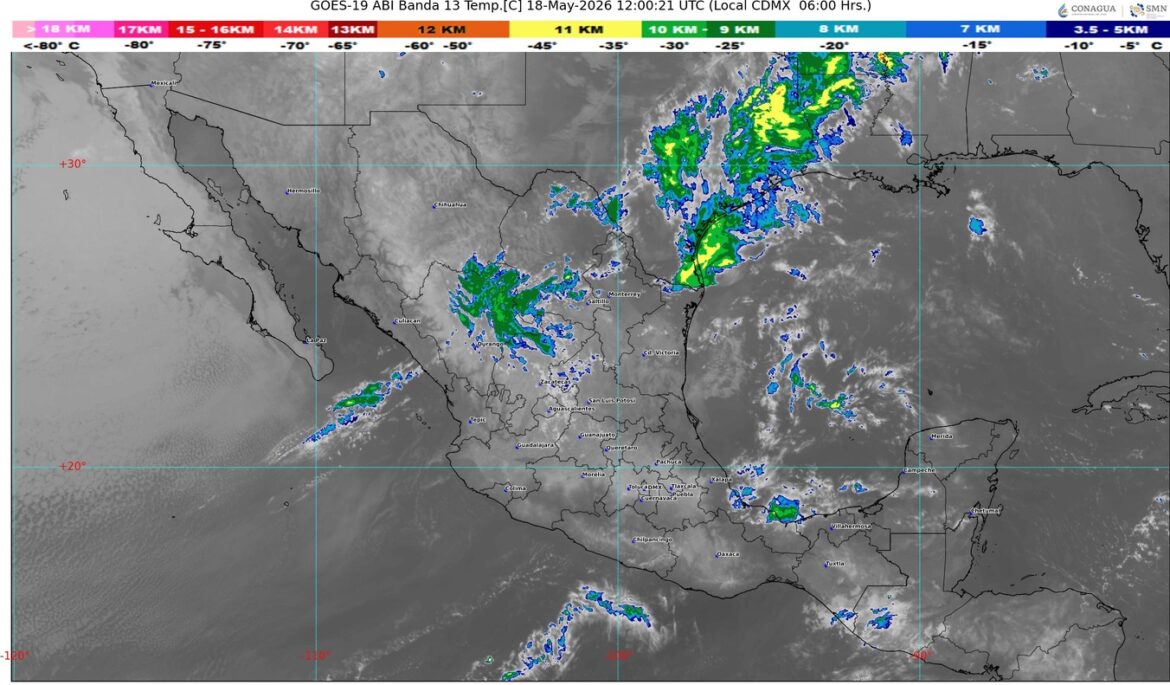 Pronostican temperaturas calurosas a muy calurosas en la mayor parte de México