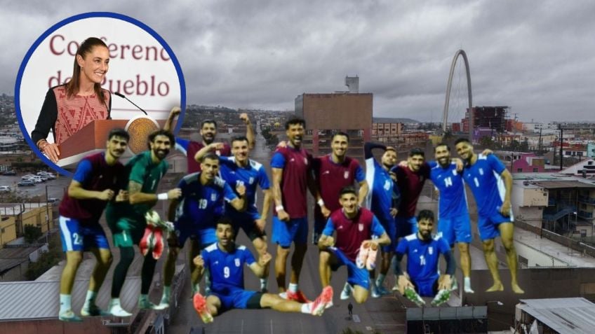 Sheinbaum da visto bueno a campamento de la selección de Irán en Tijuana
