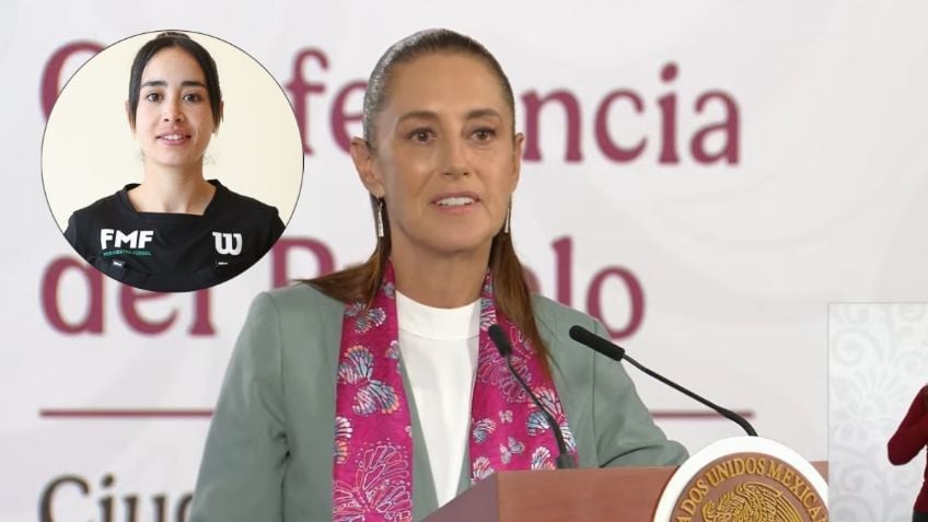 Claudia Sheinbaum felicita a arbitra mexicana Katia Itzel por su participación en Copa Mundial 2026