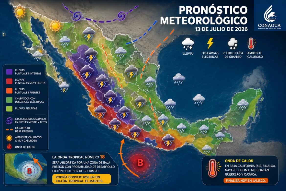 Se formaría un ciclón tropical frente a las costas de Guerrero