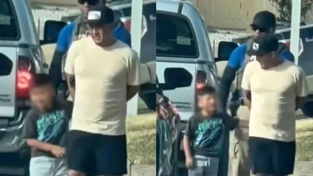 Liam Tadeo, de cinco años, llora al ser detenido junto a su padre en operativo del ICE en Texas