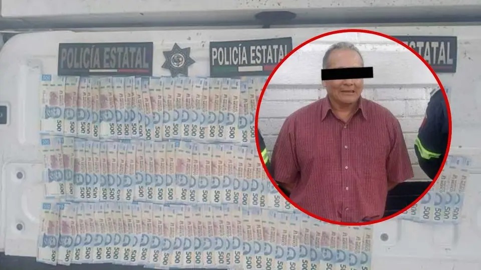 Detienen a un hombre en el Estado de México por intentar depositar 85 mil pesos en billetes falsos