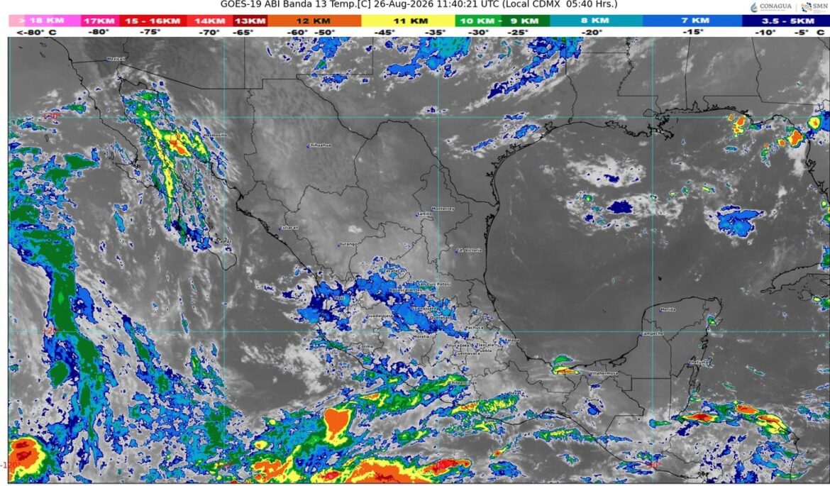 La onda tropical número 32 avanzará sobre la península de Yucatán