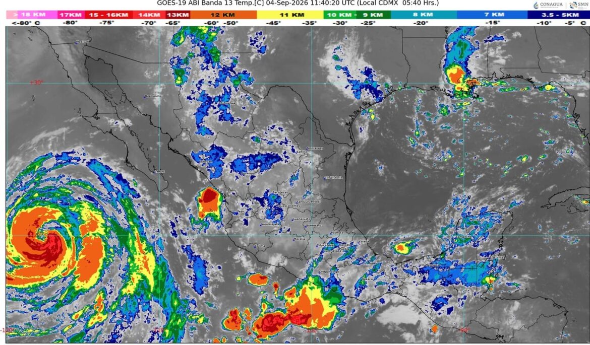 El huracán Marie se desplazará al suroeste de las costas de Baja California Sur