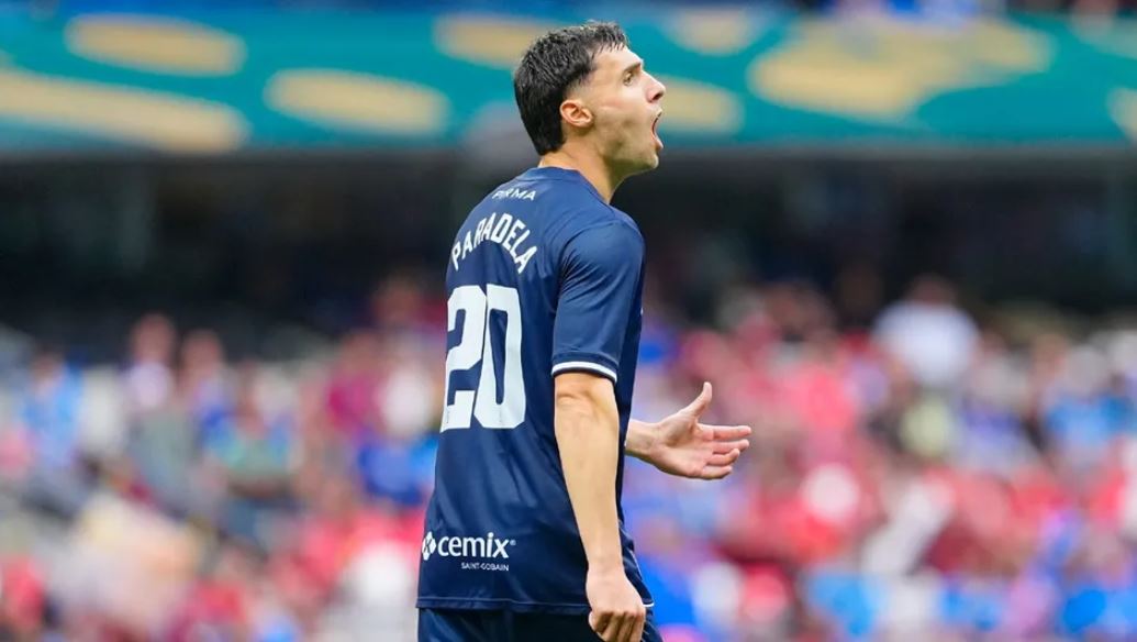 José Paradela vuelve a causar baja con Cruz Azul y se perderá el juego contra Juárez